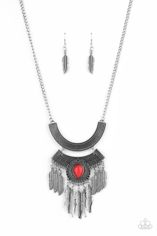 Desert Devotion - Red - Paparazzi Necklace Image