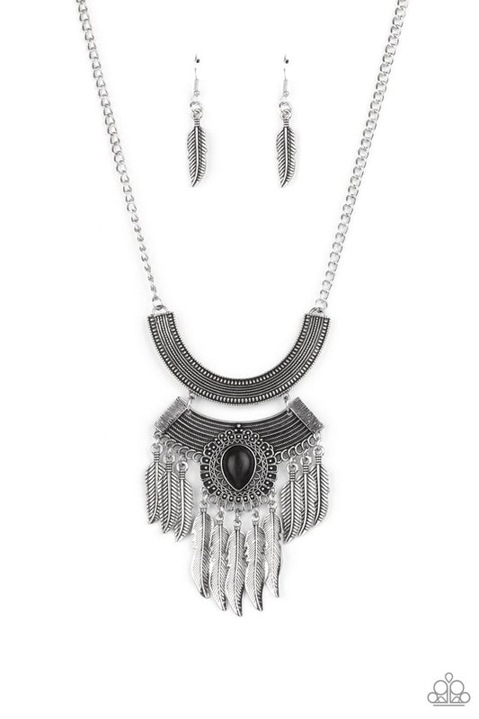 Desert Devotion - Black - Paparazzi Necklace Image