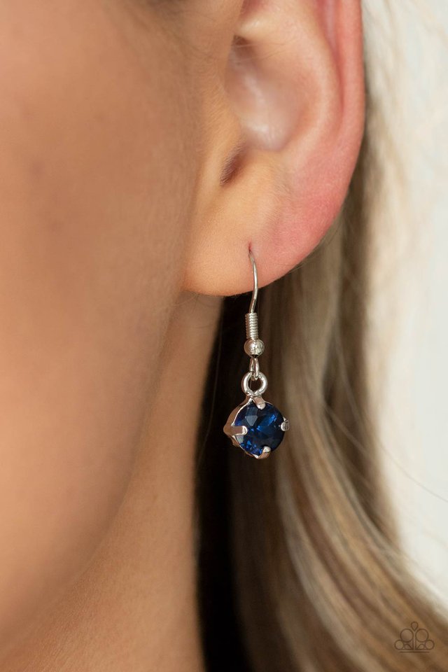 Undeniably Demure - Blue - Paparazzi Necklace Image