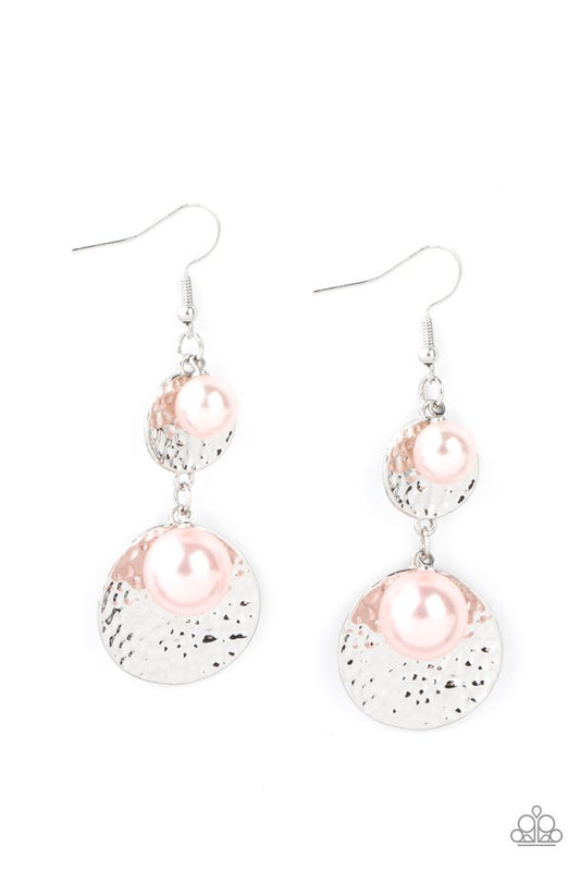 Pearl Dive - Pink - Paparazzi Earring Image