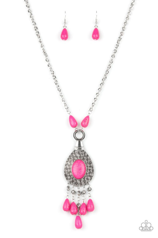 Cowgirl Couture - Pink - Paparazzi Necklace Image