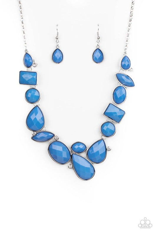 Mystical Mirage - Blue - Paparazzi Necklace Image