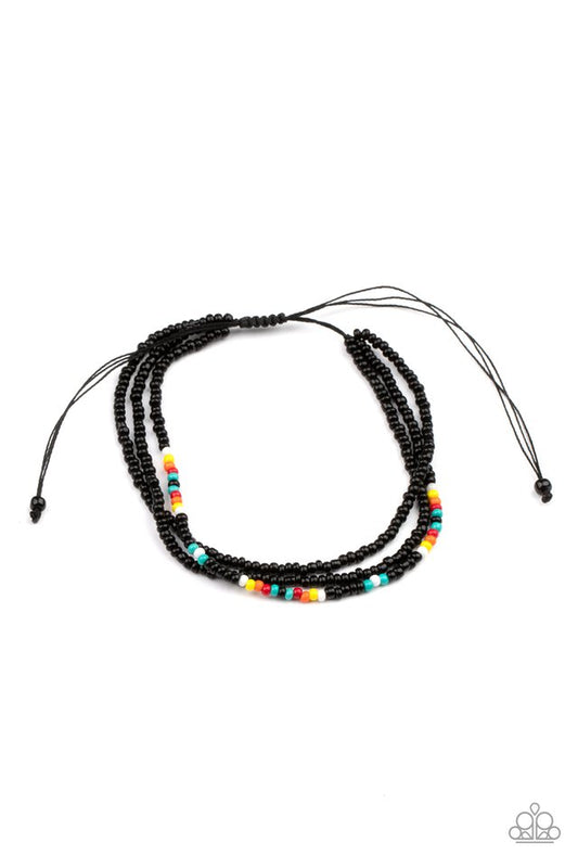 Basecamp Boyfriend - Black - Paparazzi Bracelet Image