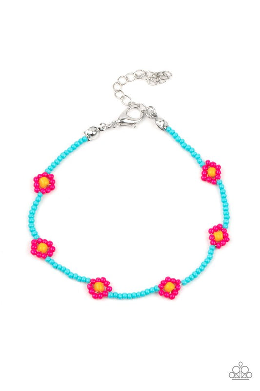 Camp Flower Power - Pink - Paparazzi Bracelet Image