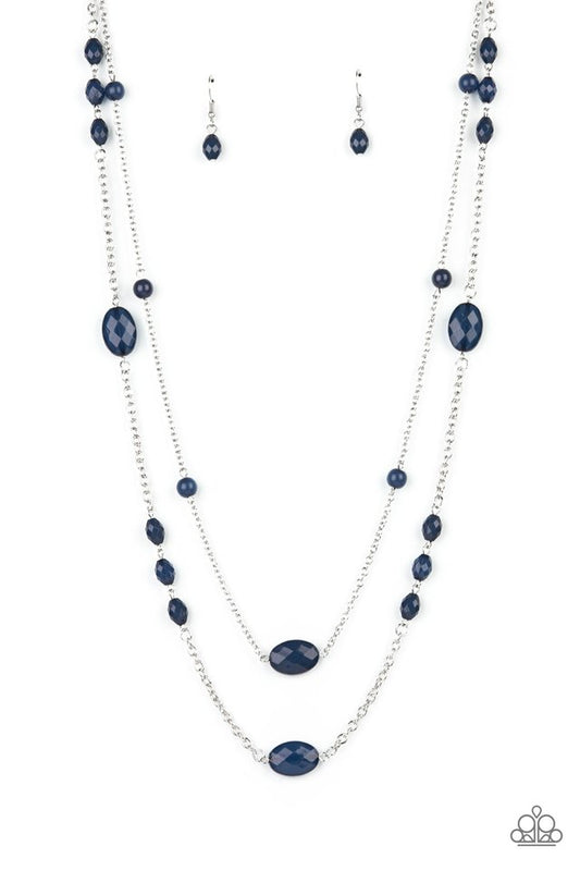 Day Trip Delights - Blue - Paparazzi Necklace Image