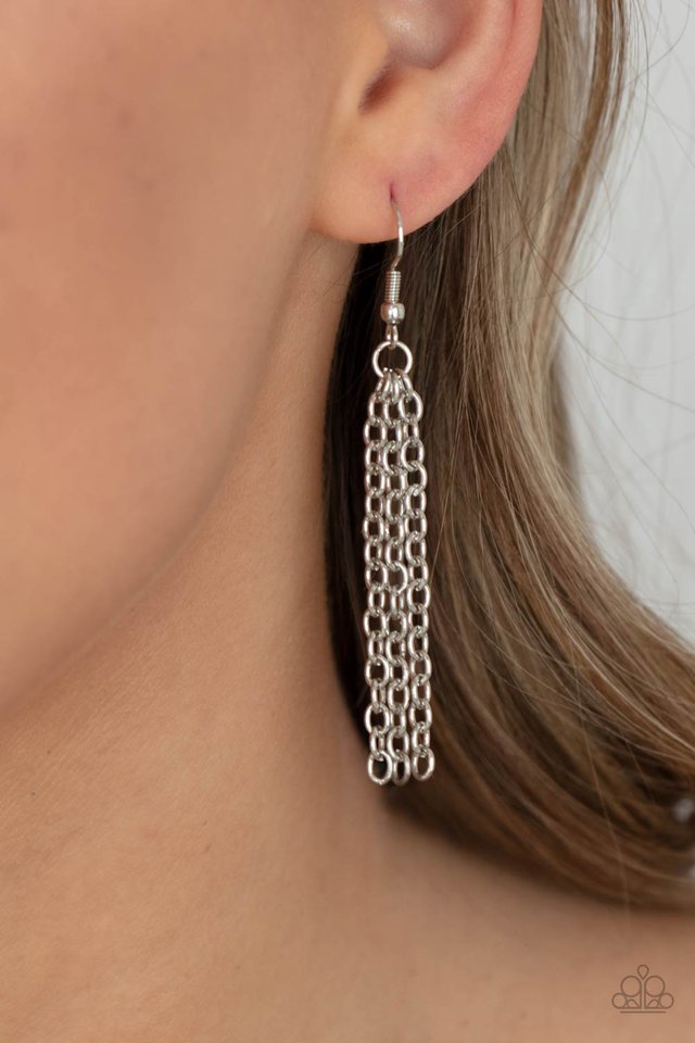 ​Elliptical Episode - Blue - Paparazzi Necklace Image