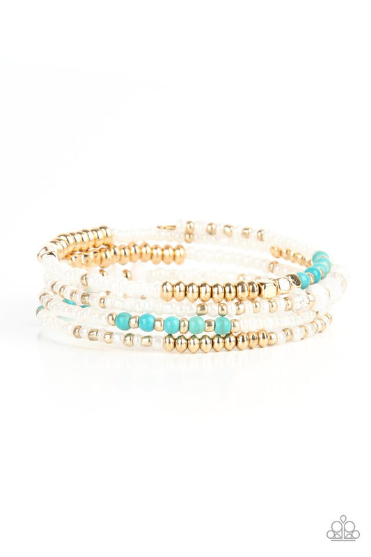 Infinitely Dreamy - Gold - Paparazzi Bracelet Image