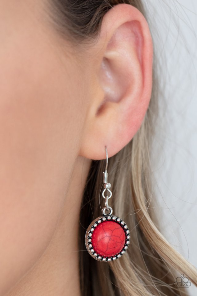 ​​She Went West - Red - Paparazzi Necklace Image