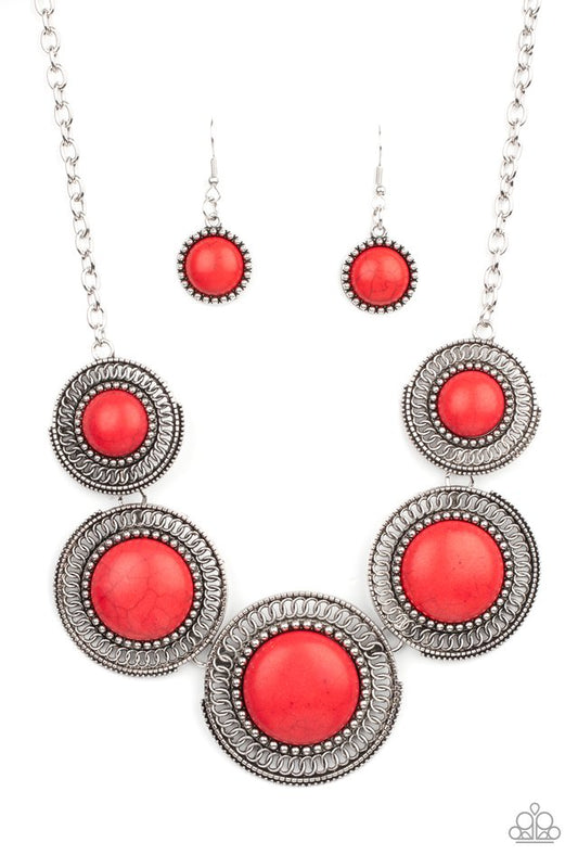 She Went West - Red - Paparazzi Necklace Image