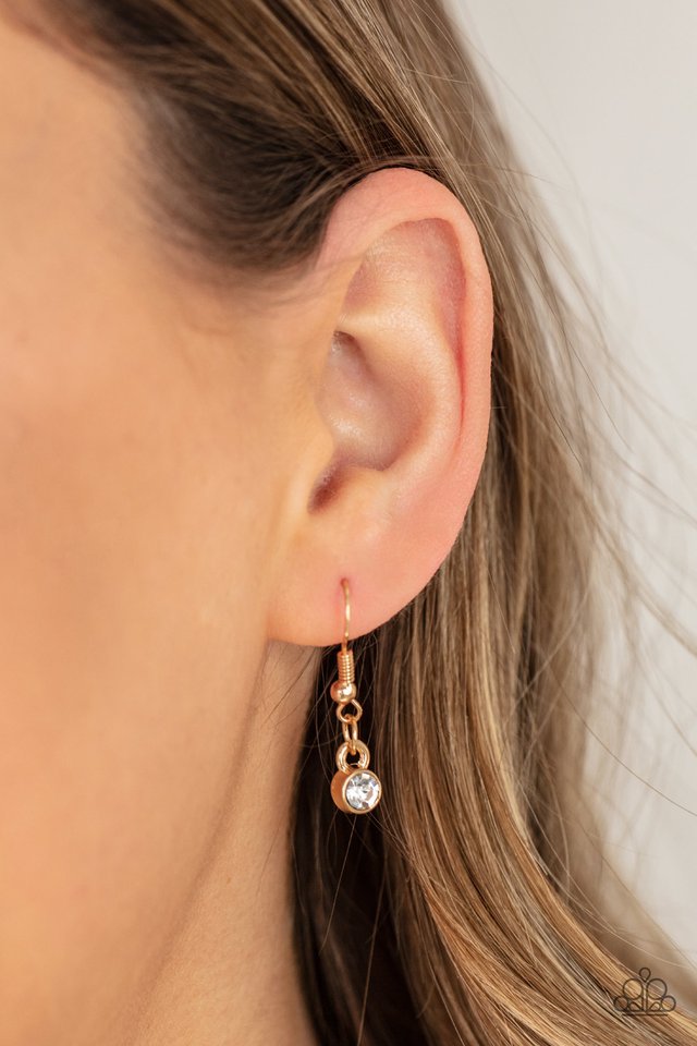 Full of Faith - Gold - Paparazzi Necklace Image