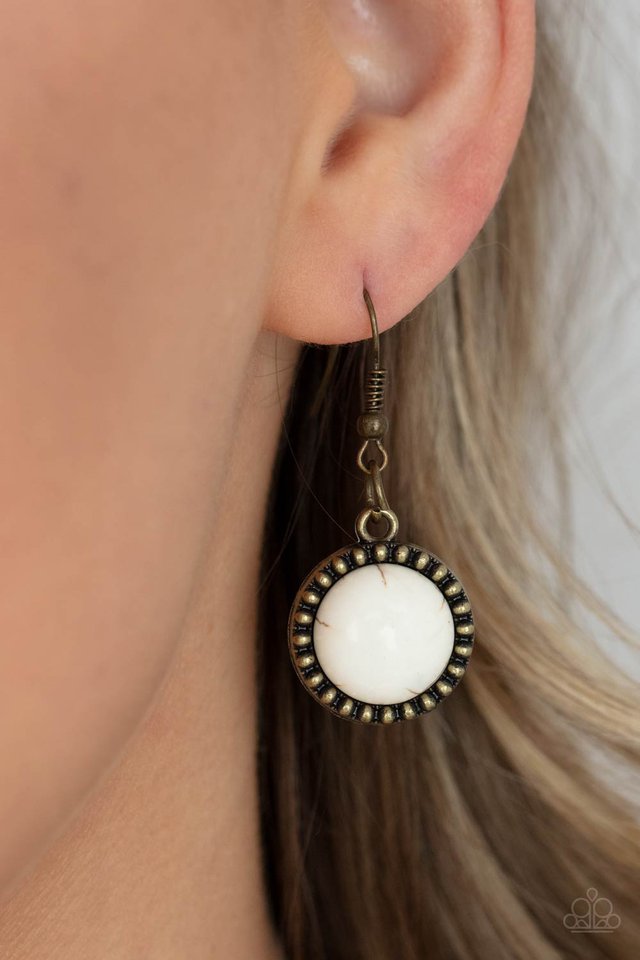 ​She Went West - Brass - Paparazzi Necklace Image