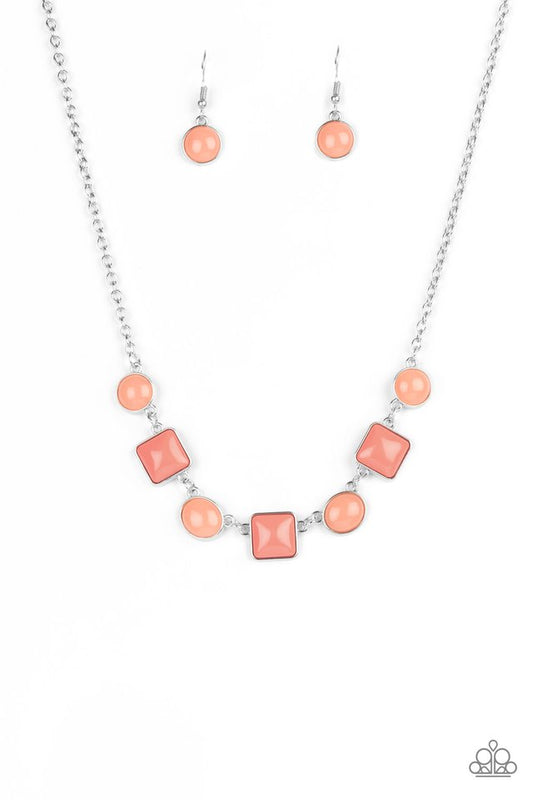 Trend Worthy - Orange - Paparazzi Necklace Image