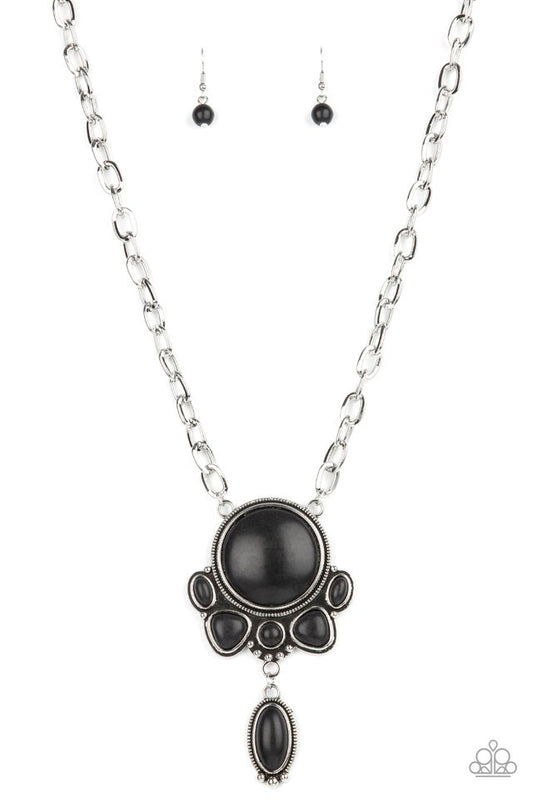 Geographically Gorgeous - Black - Paparazzi Necklace Image