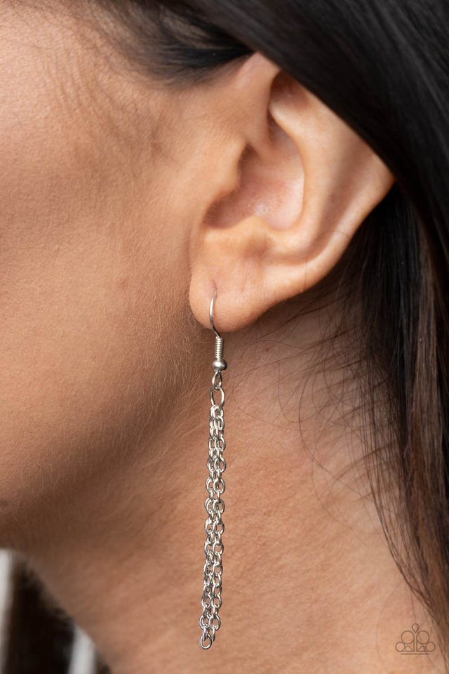 ​The Cool Mom - Silver - Paparazzi Necklace Image