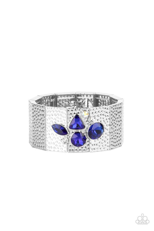 Flickering Fortune - Blue - Paparazzi Bracelet Image