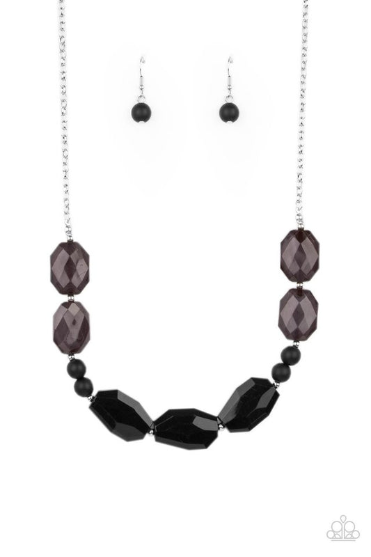 Melrose Melody - Black - Paparazzi Necklace Image
