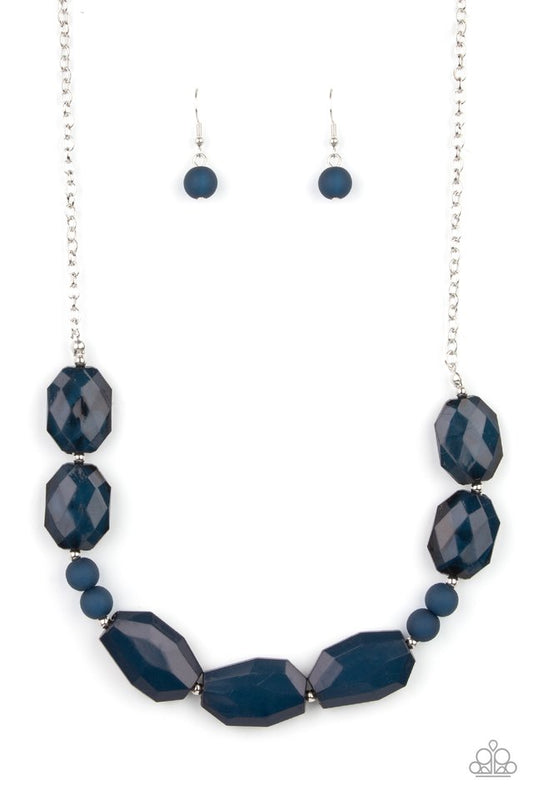 Melrose Melody - Blue - Paparazzi Necklace Image