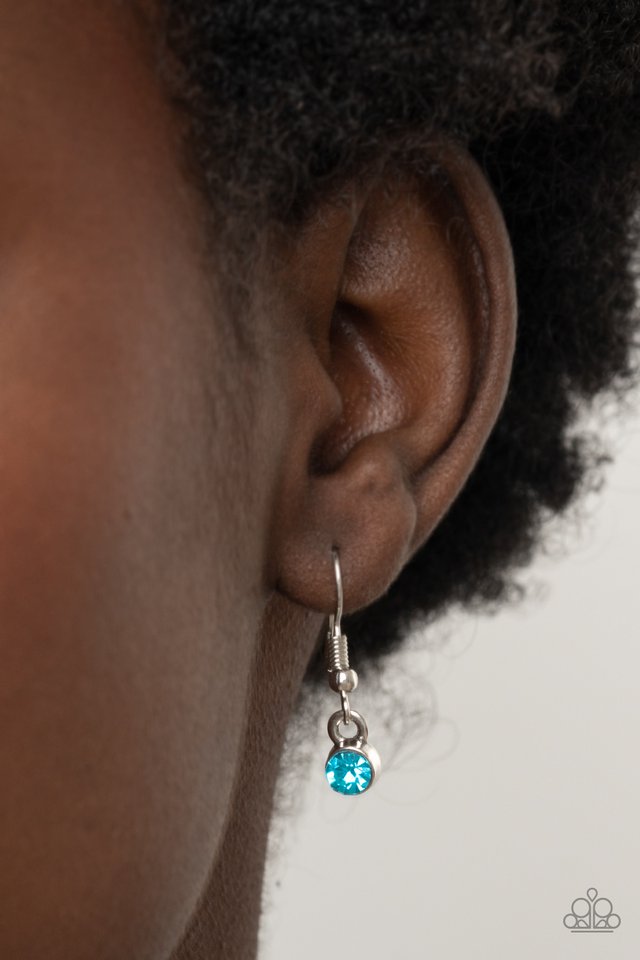 Happily Heartwarming - Blue - Paparazzi Necklace Image