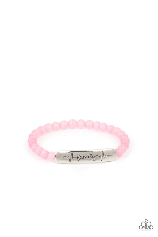 ​Family is Forever - Pink - Paparazzi Bracelet Image