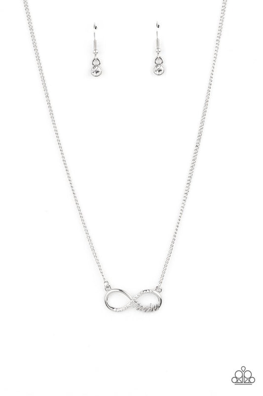​Forever Your Mom - White - Paparazzi Necklace Image
