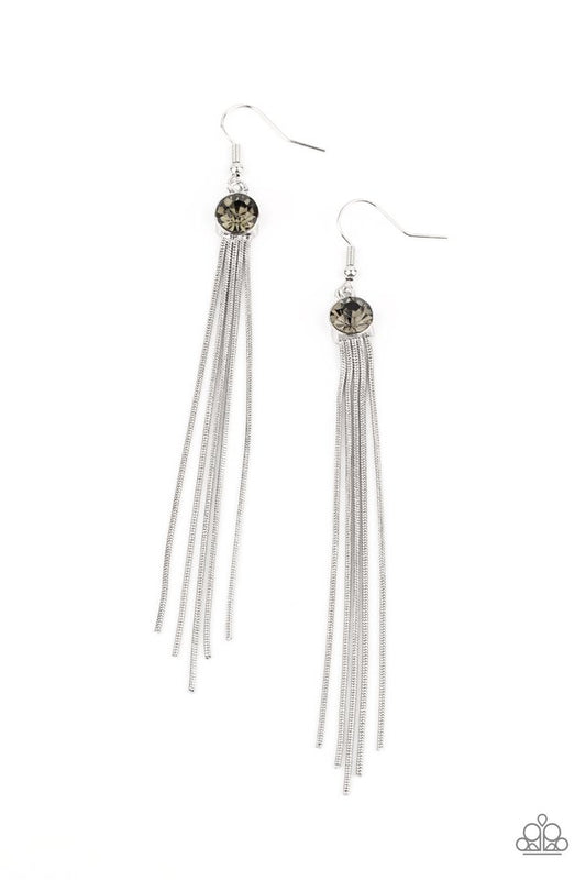 Always In Motion - Silver - Paparazzi Earring Image
