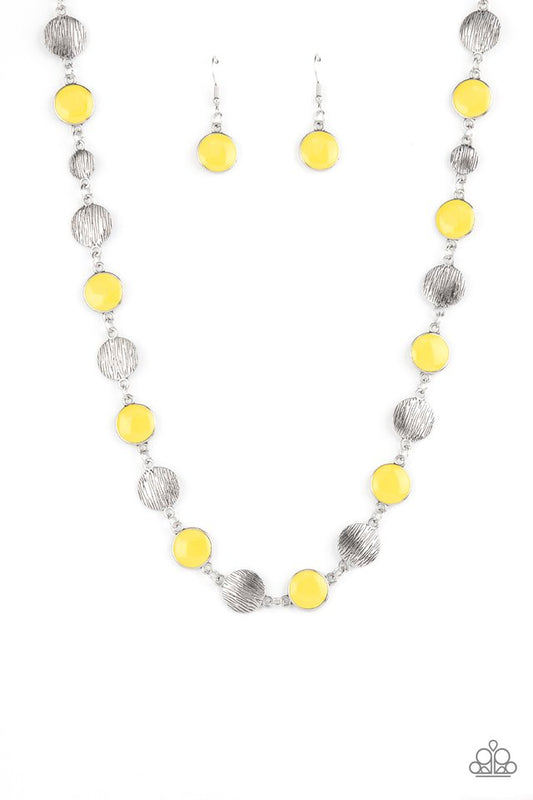 Harmonizing Hotspot - Yellow - Paparazzi Necklace Image