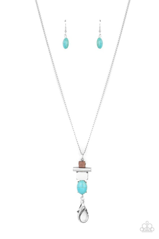 Natural Novice - Blue - Paparazzi Necklace Image