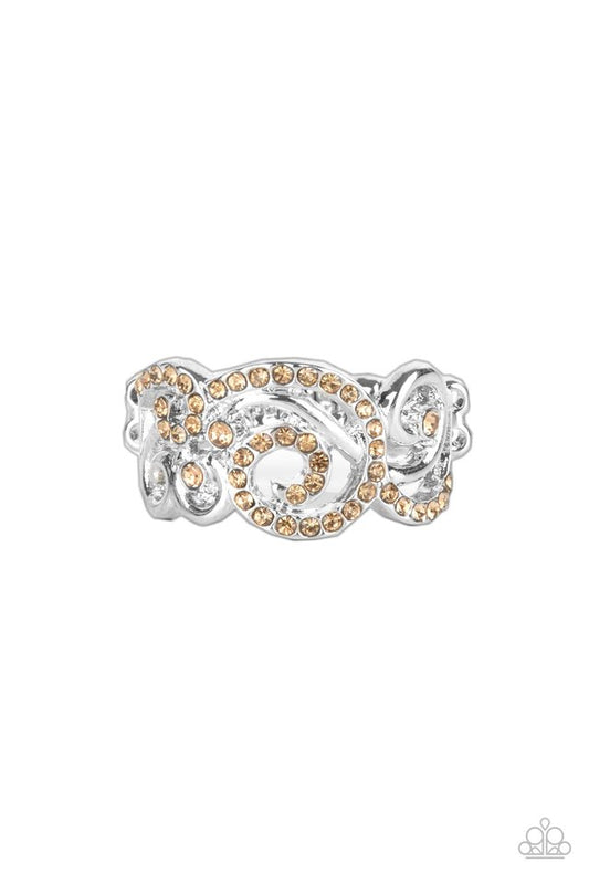Melodic Motion - Brown - Paparazzi Ring Image