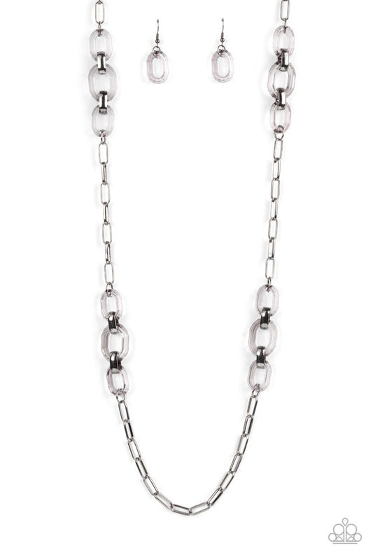 Have I Made Myself Clear? - Black - Paparazzi Necklace Image