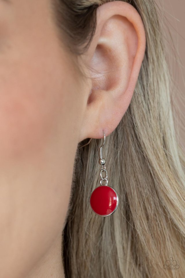 ​Harmonizing Hotspot - Red - Paparazzi Necklace Image