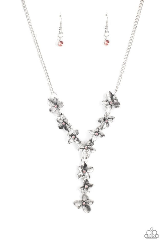 Fairytale Meadow - Pink - Paparazzi Necklace Image