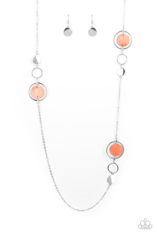 Laguna Lounge - Orange - Paparazzi Necklace Image