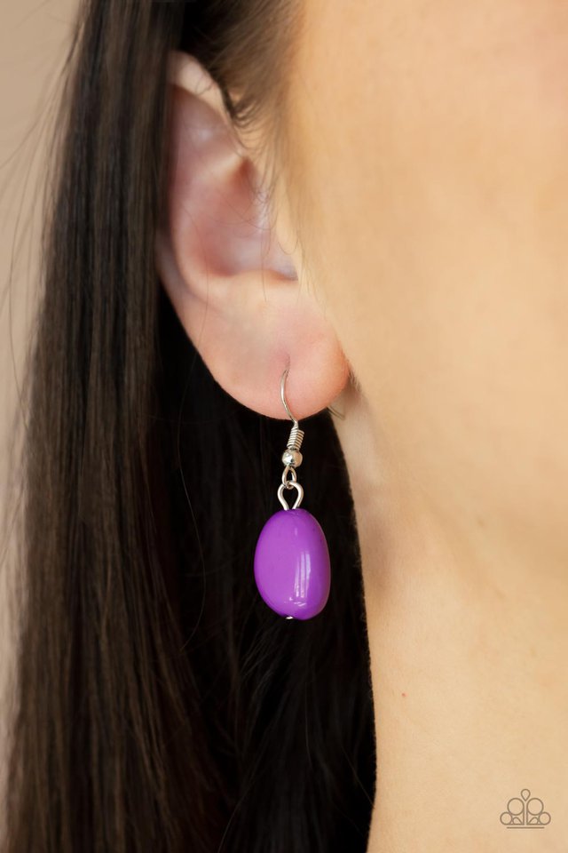 ​Flirty Fashionista - Purple - Paparazzi Necklace Image