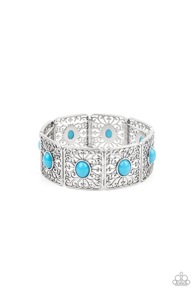 Cakewalk Dancing - Blue - Paparazzi Bracelet Image