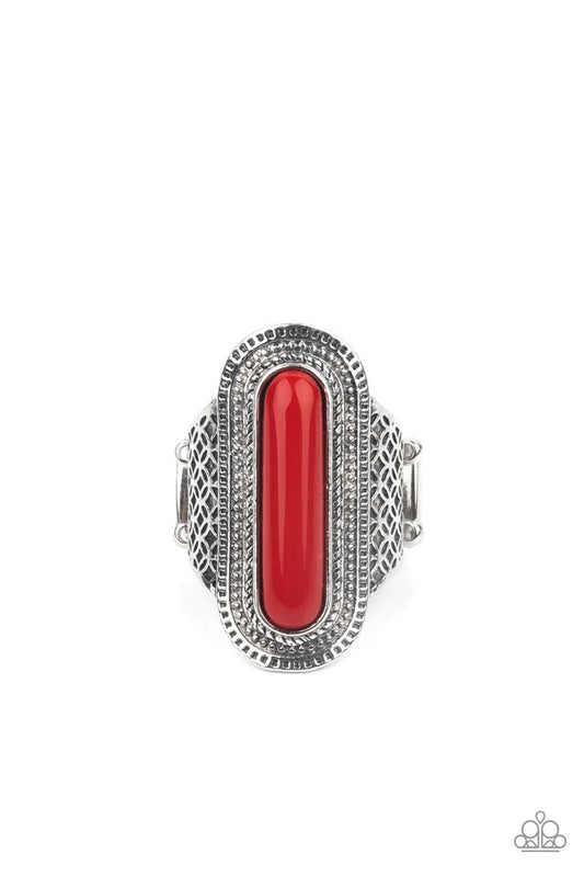 Dubai Distraction - Red - Paparazzi Ring Image