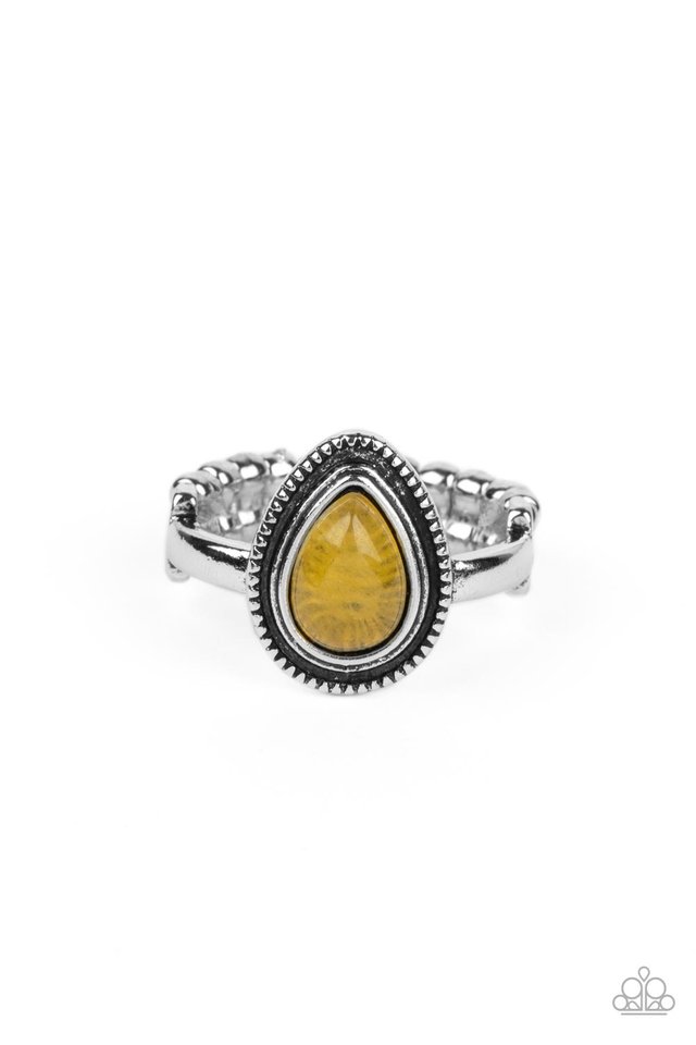 ​Eco Elements - Yellow - Paparazzi Ring Image