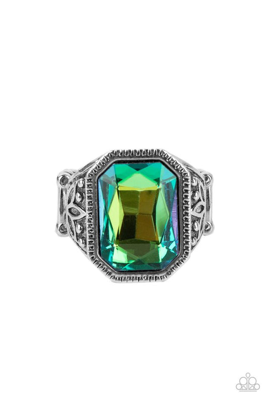Galaxy Goddess - Green - Paparazzi Ring Image