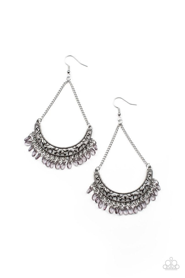 Orchard Odyssey - Silver - Paparazzi Earring Image