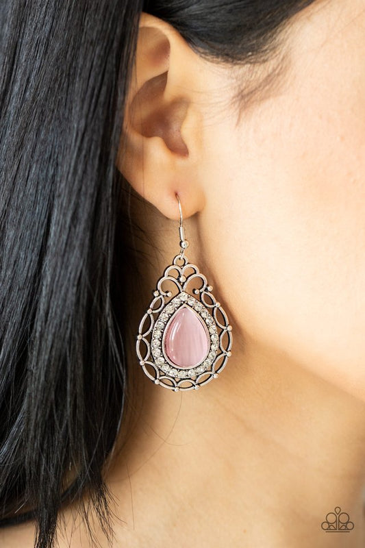 ​Endlessly Enchanting - Pink - Paparazzi Earring Image