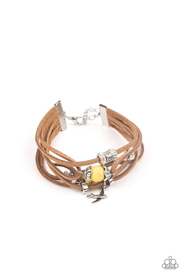 Canyon Flight - Yellow - Paparazzi Bracelet Image