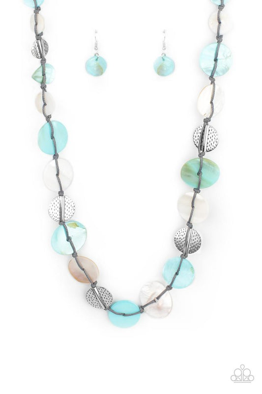 Seashore Spa - Blue - Paparazzi Necklace Image