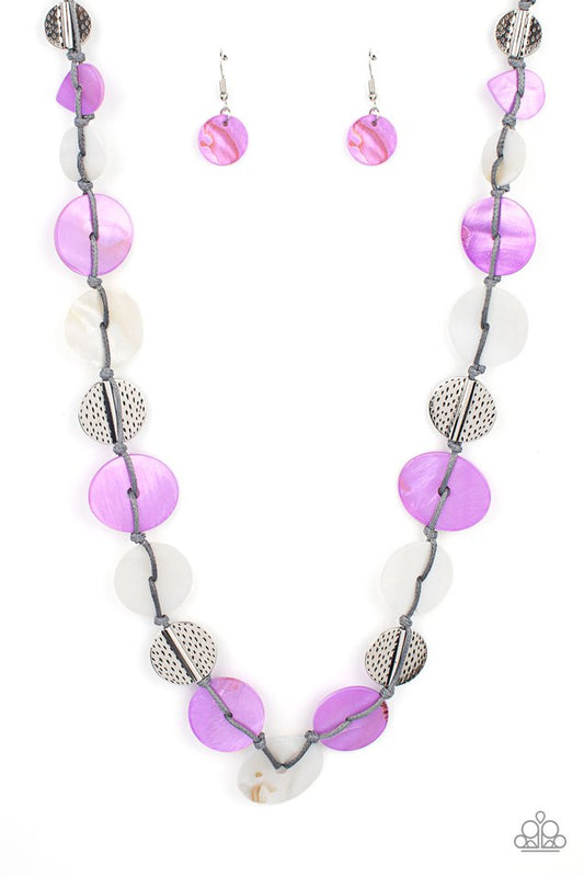 Seashore Spa - Purple - Paparazzi Necklace Image