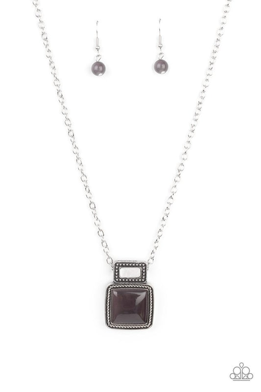 Ethereally Elemental - Silver - Paparazzi Necklace Image