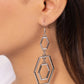 ​Geometric Maven - Black - Paparazzi Earring Image