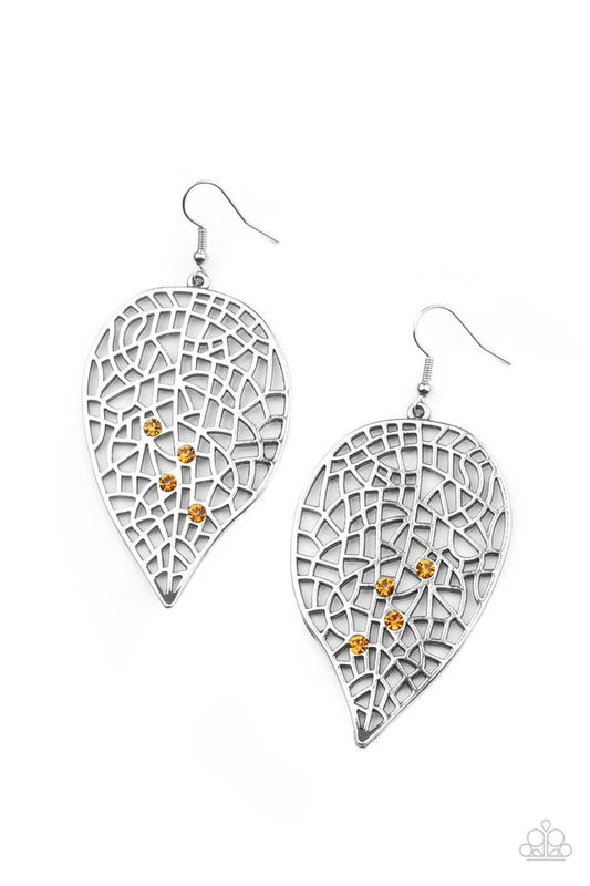Seasonal Showcase - Yellow - Paparazzi Earring Image