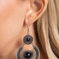 ​A Wild Bunch - Black - Paparazzi Earring Image