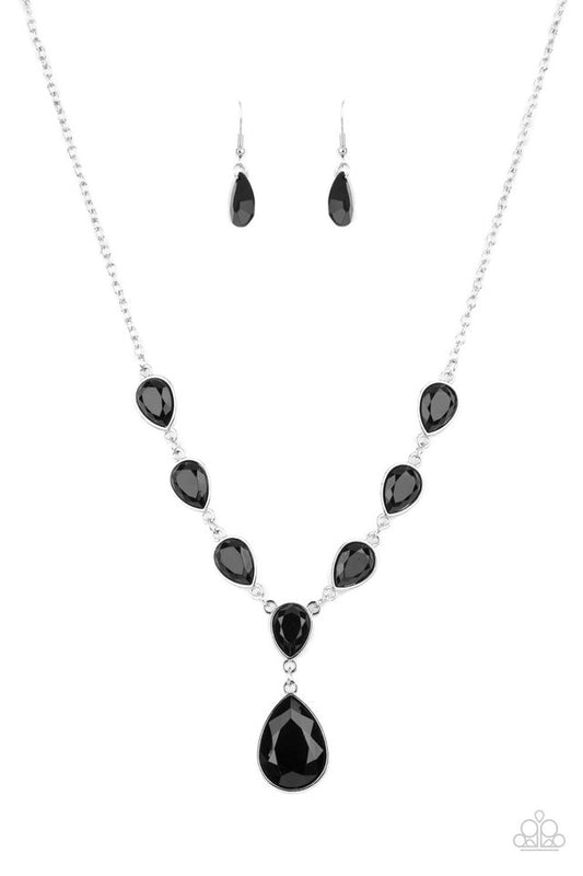 Party Paradise - Black - Paparazzi Necklace Image