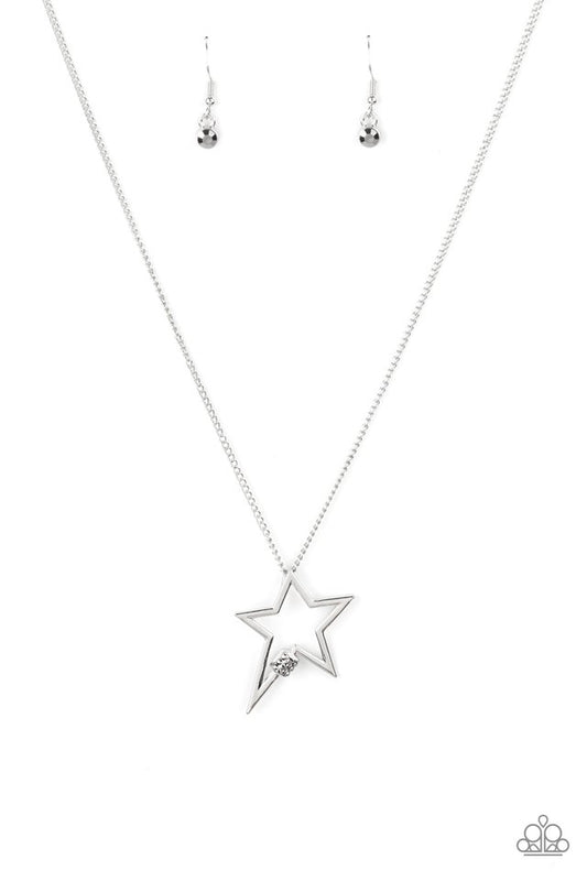 Light Up The Sky - Silver - Paparazzi Necklace Image