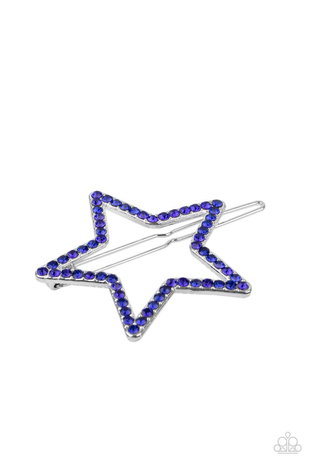 Stellar Standout - Blue - Paparazzi Hair Accessories Image