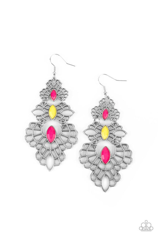 Flamboyant Frills - Mulit - Paparazzi Earring Image